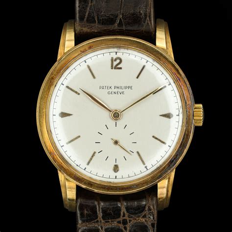 patek philippe calatrava kleine trompete ref 2452 bj|2452, First Series Calatrava, Pink Gold .